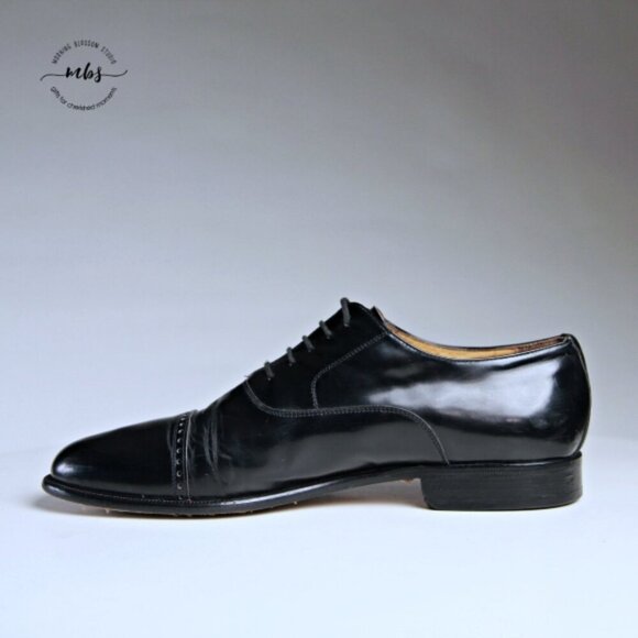 Bruno Magli Vicenza Cap Toe Leather Oxfords Black Men‎ 11 main image 7